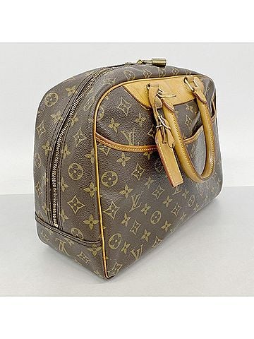 Louis Vuitton Louis Vuitton Monogram Deauville Handbag M47270 Brown Women's (view 2)