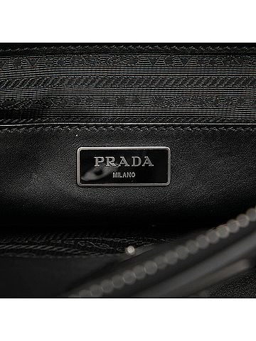 Prada Glace Calf Twin Pocket Double Handle Satchel (view 2)
