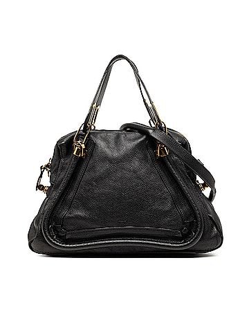 Chloé Medium Pebbled Leather Paraty Satchel (view 1)