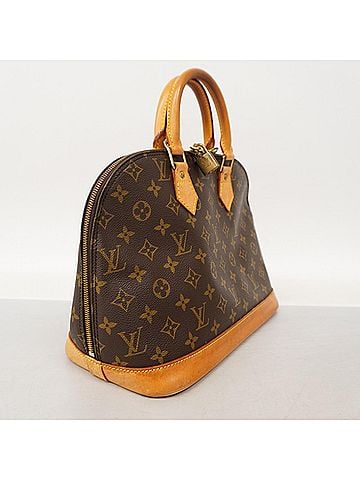 Louis Vuitton Louis Vuitton Alma Monogram Handbag M51130 Brown Women's (view 2)