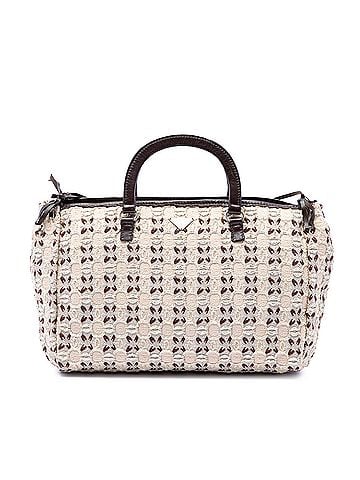 Prada Canvas Bow Cloquet Handle Bag (view 1)
