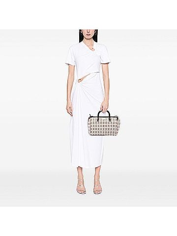 Prada Canvas Bow Cloquet Handle Bag (view 2)