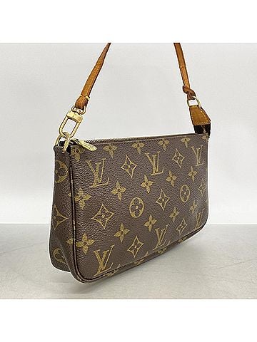 Louis Vuitton Louis Vuitton Monogram Pochette Accessoires M51980 Brown Women's Bag/Pouch (view 2)
