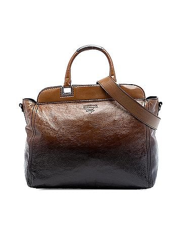 Prada Sfumato Vernice Naplak Frame Satchel (view 1)