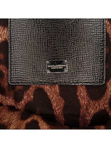 Dolce & Gabbana Large Textured Calfskin Miss Monica Top Handle Bag (view 2)