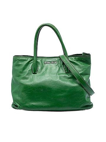 Miu Miu Vitello Shine Satchel (view 1)