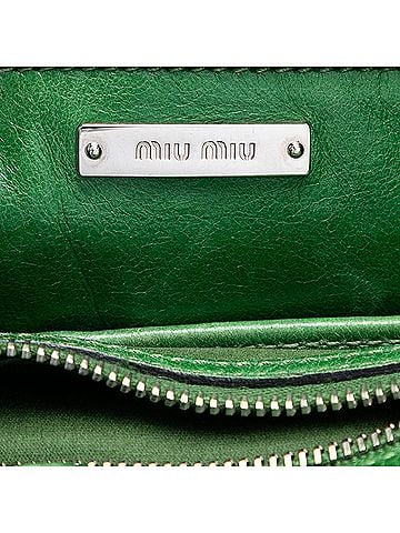 Miu Miu Vitello Shine Satchel (view 2)