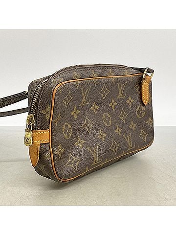 Louis Vuitton Louis Vuitton Monogram Pochette Marly Bandoulière Shoulder Bag M51828 Brown Women's (view 2)