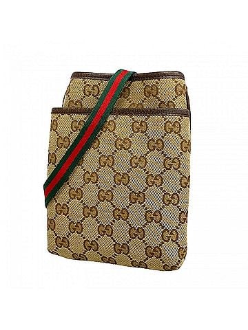 Gucci Gucci GG Canvas Sherry Line Shoulder Bag 141863 Brown Women's (view 1)