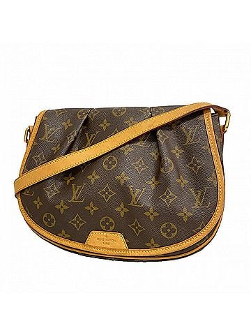Louis Vuitton Louis Vuitton Monogram Menilmontant PM Shoulder Bag M40474 Brown Women's (view 1)