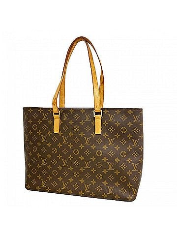 Louis Vuitton Louis Vuitton Monogram Luco Tote Bag M51155 Brown Women's (view 1)