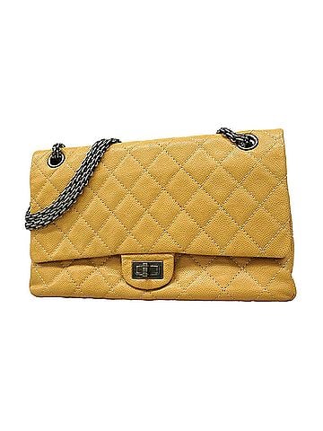 Chanel Chanel Shoulder Bag 2.55 Matelassé Double Flap Chain Caviar Leather Beige Women's (view 1)