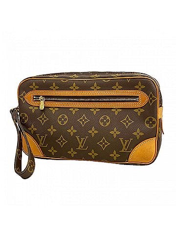 Louis Vuitton Louis Vuitton Monogram Marly Dragonne GM Clutch Bag M51825 Brown Men's (view 1)