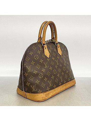 Louis Vuitton Louis Vuitton Alma Monogram Handbag M51130 Brown Women's (view 2)