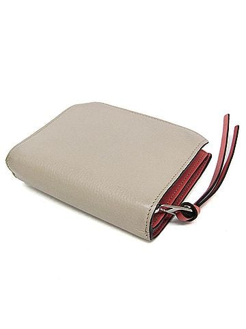 Loewe Loewe Compact Zip Wallet C660Z41X02 Women's Leather Wallet (bi-fold) Light Beige,Light Pink (view 2)