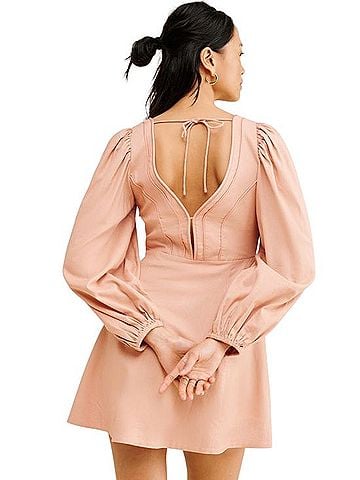 FARM Rio Linen Cutout Casual Dress (view 2)