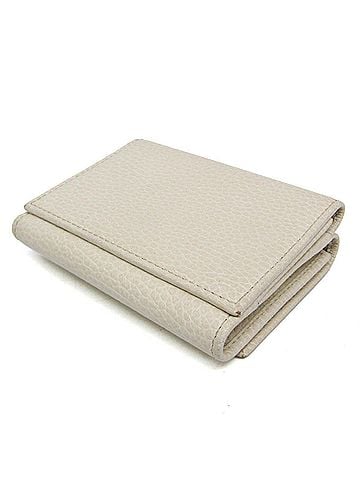 Gucci Gucci GG Marmont 474746 Women's Leather Wallet (tri-fold) Off-white (view 2)
