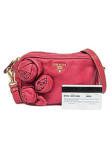Prada Prada NAPPA ROSE BP0166 Women's Leather Shoulder Bag Pink (view 2)