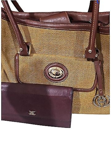Etienne Aigner Leather Tote (view 2)