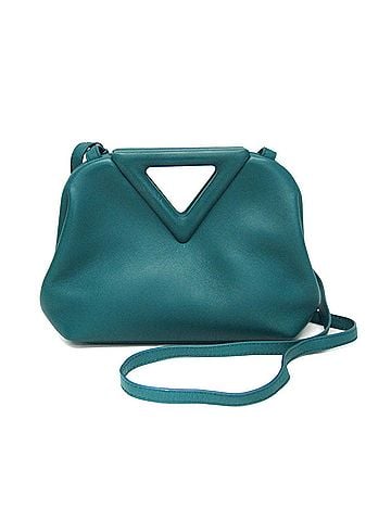 Bottega Veneta Bottega Veneta Point Small Men,Women Leather Handbag,Shoulder Bag Green (view 1)