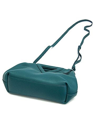 Bottega Veneta Bottega Veneta Point Small Men,Women Leather Handbag,Shoulder Bag Green (view 2)