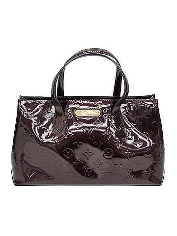 Louis Vuitton Louis Vuitton Monogram Vernis Wilshire PM M93641 Women's Handbag Amarante (view 1)