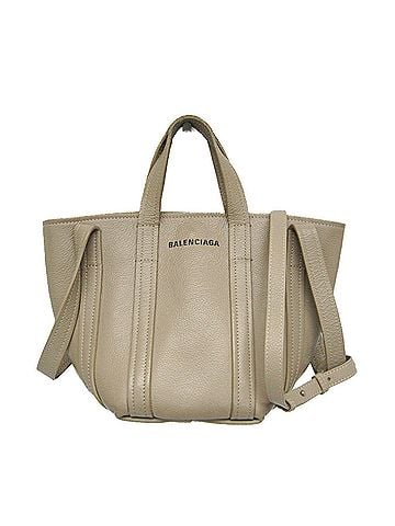 Balenciaga Balenciaga Everyday XS North South 672793 Women's Leather Tote Bag Beige (view 1)