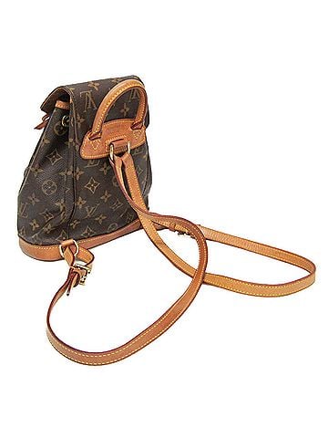 Louis Vuitton Louis Vuitton Monogram Mini Monsuri M51137 Women's Backpack Brown (view 2)