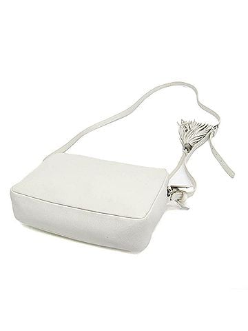 Saint Laurent Saint Laurent Lou 470299 Women's Leather Shoulder Bag White (view 2)