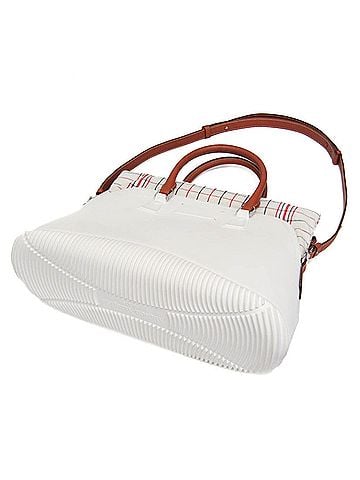 Maison Margiela Maison Margiela 5AC Bag Medium S61WG0107 Men,Women Rubber,Canvas Handbag,Shoulder Bag Brown,White (view 2)