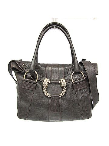 Bvlgari Bvlgari Leoni 34730 Women's Leather Handbag,Shoulder Bag Dark Brown (view 1)