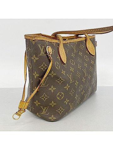 Louis Vuitton Louis Vuitton Monogram Neverfull PM Tote Bag M40155 Brown (Women's) (view 2)