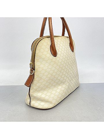 Céline Celine Macadam handbag, beige, women's. (view 2)