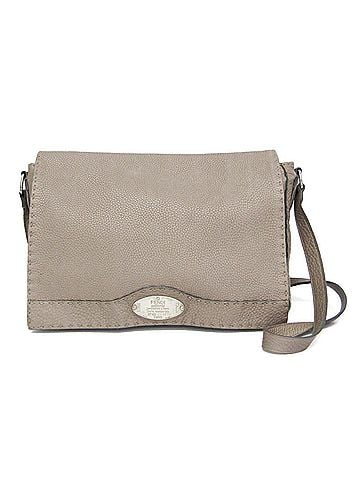 Fendi Fendi Selleria 8BT116 Women's Leather Messenger Bag,Shoulder Bag Grayish (view 1)