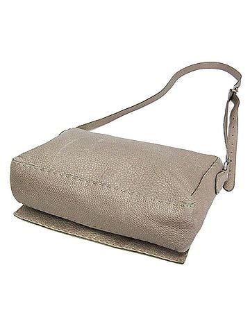 Fendi Fendi Selleria 8BT116 Women's Leather Messenger Bag,Shoulder Bag Grayish (view 2)