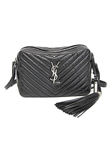 Saint Laurent Saint Laurent Lou V-stitch 468537 Women's Leather Shoulder Bag Black (view 1)