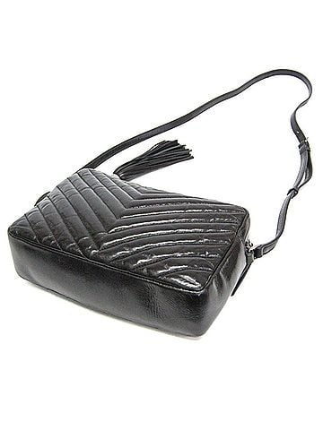Saint Laurent Saint Laurent Lou V-stitch 468537 Women's Leather Shoulder Bag Black (view 2)