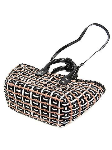 Balenciaga Balenciaga Bistro XS 671342 Women's Leather Handbag,Shoulder Bag Black,Brown,White (view 2)