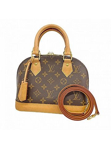 Louis Vuitton Louis Vuitton Alma BB Monogram Handbag M53152 Brown 2-way bag for women (view 1)