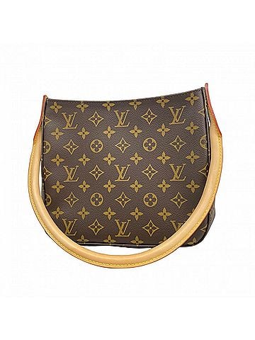 Louis Vuitton Louis Vuitton Monogram Looping MM Shoulder Bag M51146 Brown Women's (view 1)