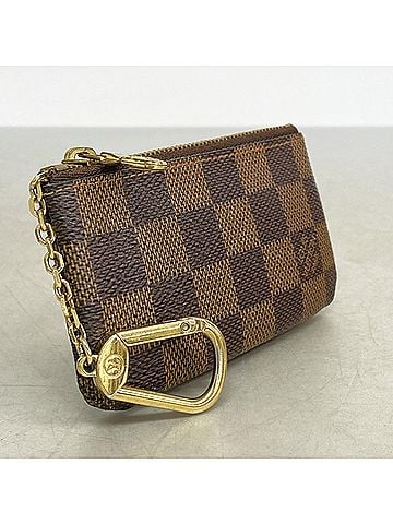 Louis Vuitton Louis Vuitton Damier Pochette Clé N62658 Ebene Wallet/Coin Case for Men and Women (view 2)