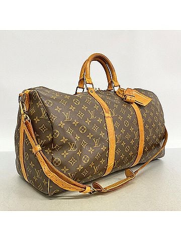 Louis Vuitton Louis Vuitton Bags - Boston Monogram Keepall Bandoulière 50 M41416 Brown Men's & Women's (view 2)