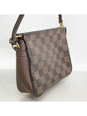 Louis Vuitton Louis Vuitton Damier Trousse Makeup Bag/Pouch N51982 Ebene (Women's) (view 2)
