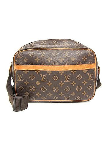 Louis Vuitton Louis Vuitton Monogram Reporter PM M45254 Women's Shoulder Bag Brown (view 1)
