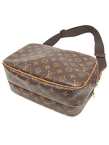 Louis Vuitton Louis Vuitton Monogram Reporter PM M45254 Women's Shoulder Bag Brown (view 2)