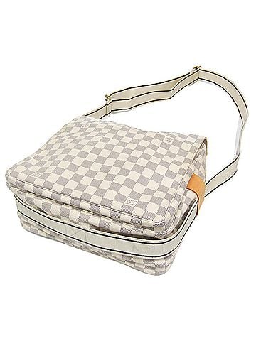 Louis Vuitton Louis Vuitton Damier Azur Naviglio N51189 Women,Men Shoulder Bag Off-white (view 2)