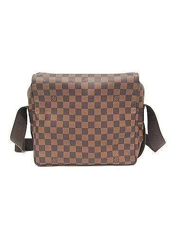 Louis Vuitton Louis Vuitton Damier Naviglio N45255 Men's Shoulder Bag Brown (view 1)