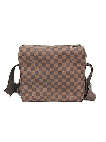 Louis Vuitton Louis Vuitton Damier Naviglio N45255 Men's Shoulder Bag Brown (view 1)