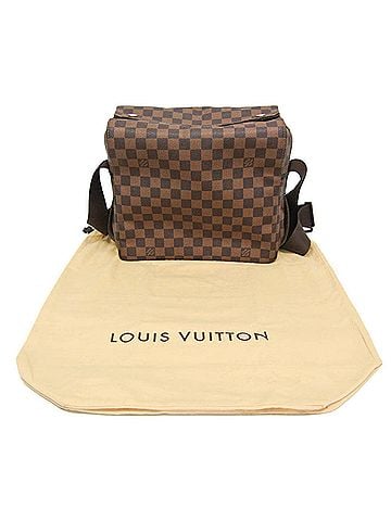 Louis Vuitton Louis Vuitton Damier Naviglio N45255 Men's Shoulder Bag Brown (view 2)