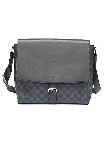 Louis Vuitton Louis Vuitton Damier Cobalt Newport Messenger MM N41585 Men's Messenger Bag,Shoulder Bag Black,Navy (view 1)